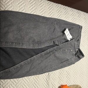 Zara Dark Gray Denim Skirt